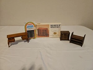 Lotto di mobili vintage per casa delle bambole.  Alcuni nuovi e sigillati.  Forma molto bella!! - Foto 1 di 6