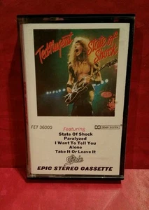 TED NUGENT State Of Shock CASSETTE USED ORIGINAL RARE ! ! ! - Picture 1 of 1