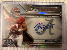 2022 BOWMAN UNIVERSITY CHROME PRIME SIGNATURES BRYCE YOUNG #48/50 AUTO Panthers