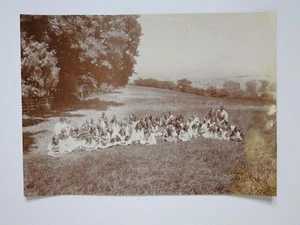 Shrewsbury House School Basket Making Shooters Hill London 1900s Large Photo - Picture 1 of 2
