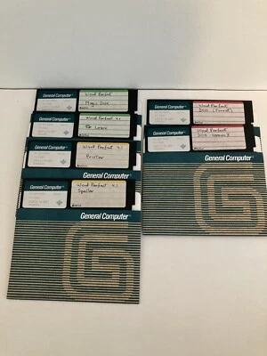 Lot of Word Perfect and WordPro 3 vintage 5.25” Floppy Disks - Image 1 of 4