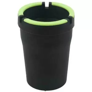 Stub Out Glow in The Dark Car Cup Holder Style Butt Bucket Ash Tray Portable - Picture 1 of 4