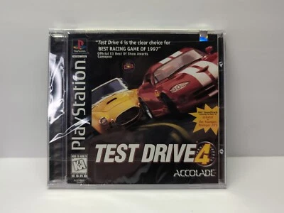 Test Drive 4 PlayStation 1 PS1 Original Black Label BRAND NEW SEALED MINTY FAST! - Image 1 of 4