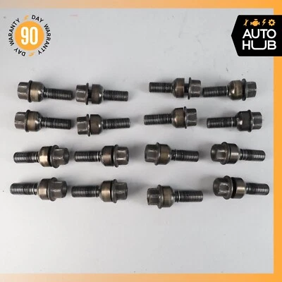 11-23 Porsche Cayenne Panamera Taycan Wheel Rim Lug Nut Bolt Set of 16 OEM - Image 1 of 4
