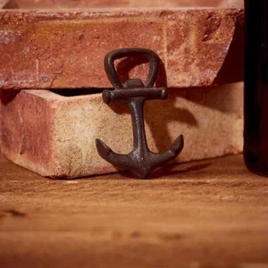 Abrebotellas Hierro Forjado Ancla Estilo Industrial Rústico - Imagen 1 de 3
