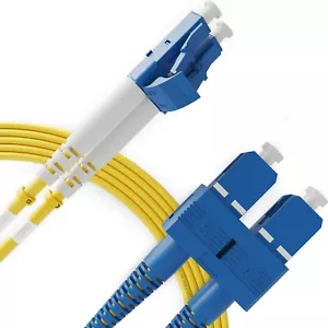 IBM FIBER PATCH CABLE SINGLE POLE DUPLEX (12K0814), LC TO SC, 13 METERS - Picture 1 of 1