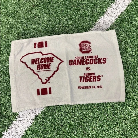 South Carolina Gamecocks Football 2021 vs Auburn Tigers Rally Game Towel Cover