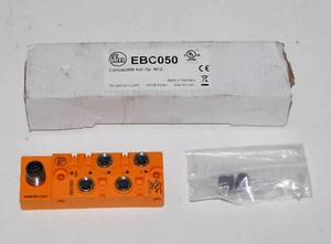 New IFM Electronic Efector EBC050 Splitter Junction Box Connector 4-Port Module - Picture 1 of 3