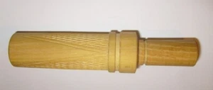 Duck Call - Metal Reed Mallard by Curtis Breland -Osage Orange 3 Checkered Panel - Picture 1 of 5