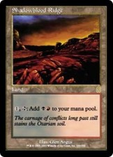 WOTC MtG Odyssey Shadowblood Ridge (R) VG