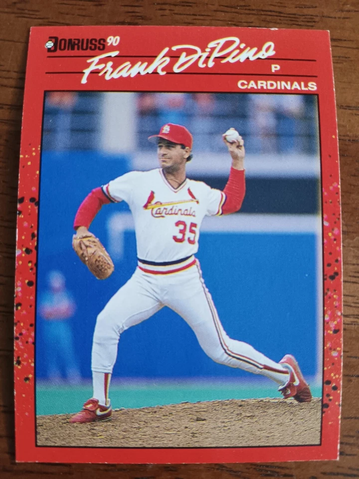 FRANK DiPINO CARDINALS 1990 DONRUSS BASEBALL CARD #518 - Image 1 of 1