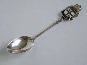 Sterling Silver Spoon Souvenir from Ottawa Canada Coat of Arms - Bild 1 von 9