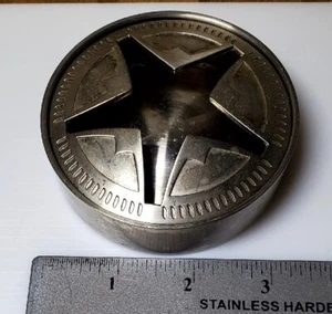 Marlboro Limited Edition Pewter Sheriffs Star Ashtray - Picture 1 of 2