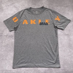 Camiseta Oakley Miami MIA Para Hombre Gris Medio Hydrolix Ajuste Regular Rendimiento - Imagen 1 de 15