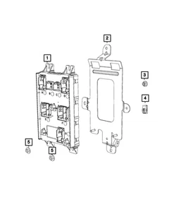 Genuine Mopar Body Controller Module 68584071AG - Picture 1 of 1