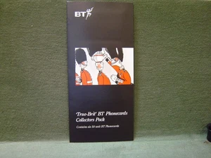 1994 BT True-Brit Phonecards Collectors Pack - 6 Comical Cartoon Karten im Ordner - Bild 1 von 3