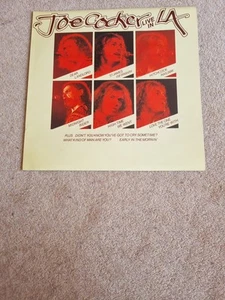 Joe Cocker - Live In L.A. Vinyl LP Cube Records UK 1976 - Picture 1 of 3