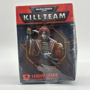 Warhammer 40k Kill Team Feodor Lasko Astra Militarum Commander Set New Sealed - Picture 1 of 8