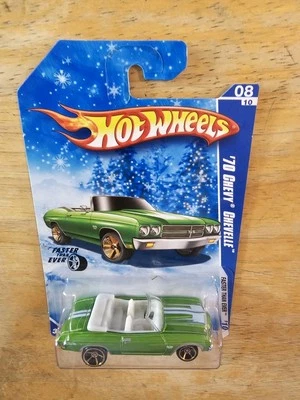 Hot Wheels ' 70 CHEVY CHEVELLE, ЗЕЛЕНЫЙ; 2010 серия Faster Than Ever 08/10 - Изображение 1 из 4