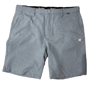 Pantalones Cortos Hurley 36 Gris Para Hombre Golf Atlético Informal Activo - Imagen 1 de 3