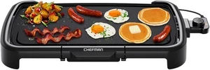 Chefman XL Electric Griddle with Removable 10" x 20", Black - Picture 1 of 7