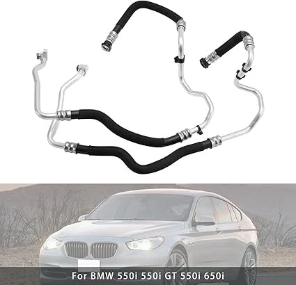 2x Línea de enfriador de aceite de motor para BMW F07 F12 F13 F02 550i 650i 750Li N63 2009-2013 Foto 1 de 4