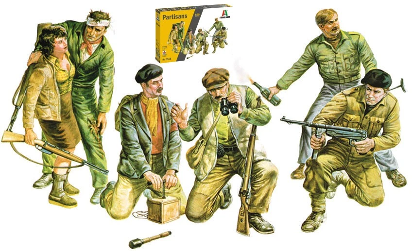 ITALERI IT6556 PARTISANS KIT 1:35 Modellino - Immagine 1 di 1