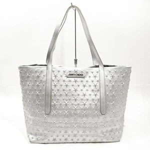 JIMMY CHOO Tote Bag Silver Leather 3973650 - Picture 1 of 11