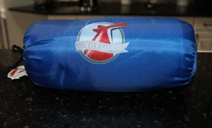 Carnival Cruise Line VIFP Club BLUE FLEECE BLANKETS Gift Vacation NEW - Picture 1 of 2