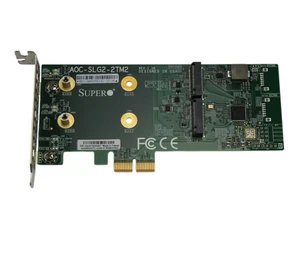 Supermicro AOC-SLG2-2TM2 2x SATA M.2 con controlador HW RAID1 - Imagen 1 de 4