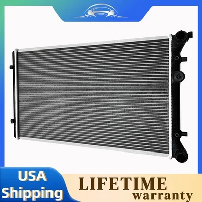 CU 2265 Radiator For 1999-2010 Volkswagen Golf Jetta R32 GTI/ Audi TT TT Quattro - Imagem 1 de 4
