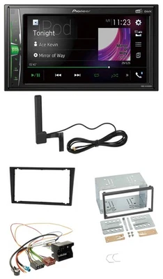 Pioneer MP3 DAB AUX 2DIN Bluetooth Autoradio für Opel Corsa C Signum Vectra B ab - Bild 1 von 4