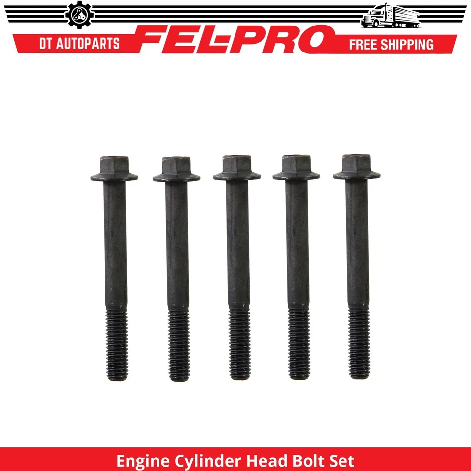For 2004-2010 Ford E-350 Super Duty 6.0L Engine Cylinder Head Bolt Set Fel-Pro - Image 1 of 1
