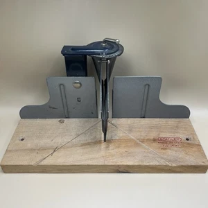 Vintage Stanley No. 116M Gehrungskasten Säge Führung Holzbearbeitungswerkzeug Hergestellt in den USA - Bild 1 von 3