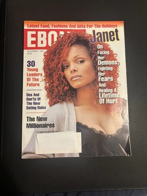 Vintage EBONY Janet Jackson 1997 Foto 1 de 4