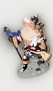 GROSSE WEIHNACHTSMANN FIGUR! CEDAR CREEK COLLECTION SANTA mit Spielzeugtasche, 11,5 Zoll groß! - Bild 1 von 16