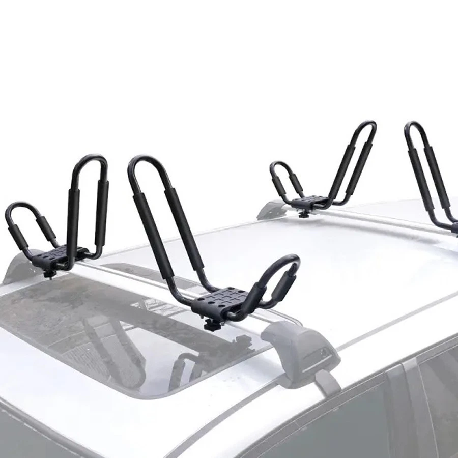 2set Kayak Rack Roof Top Cross Bar Mount Canoe Paddle Board Carrier for Chrysler Foto 1 de 4