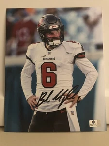 BAKER MAYFIELD SIGNED AUTOGRAPHED 8"X10" PHOTO TAMPA BAY BUCCANEERS with COA NEW - Picture 1 of 2
