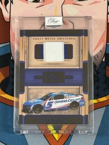 2025 Panini Turn Four Racing KYLE LARSON Sheet Metal Swatches Blue /35 #SWS-KLN - Picture 1 of 2