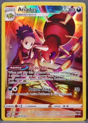 Ariados TG09/TG30 Brilliant Stars Full Art Pokémon Pokemon Card English NM - Bild 1 von 2