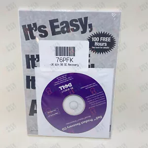 Microsoft Windows 98 SE Booklet & CD Dell UK Win 98 SE Recovery - New & Sealed - Picture 1 of 2