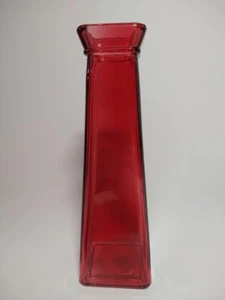  Rote Vase fast 8 cm hoch Weihnachten/Geburtstag/ganzjährig brandneu  - Bild 1 von 6