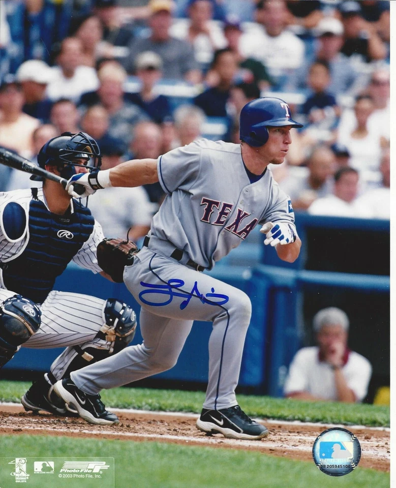 Laynce Nix  autographed 8x10 Texas Rangers Free Shipping  - Image 1 of 1