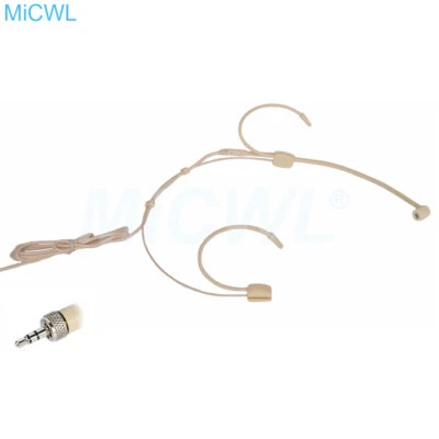 Beige Headset Microphone For Sennheiser ew 500 300 100 512 322 312 122 112 XSW - Image 1 of 4