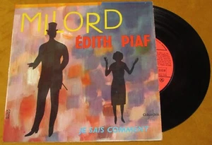 EDITH PIAF Milord ORIG 1st FRANCE COLUMBIA 1959 45" + Picture Sleeve - Picture 1 of 7