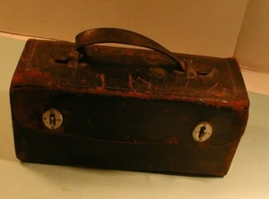 Kit medico fine 1800 in custodia in pelle, HubbardsVille, NY - Foto 1 di 10