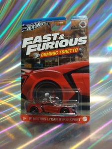 Hot Wheels Fast & Furious W Motors Lykan Hypersport confezione originale nuova 1:64 - Foto 1 di 2