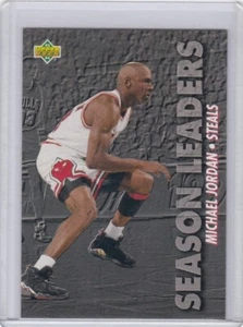 1993 Upper Deck Basketball Card #171 Michael Jordan Steals Leader - NMint - Picture 1 of 2