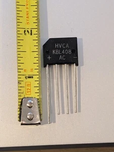 KBL408 Brückengleichrichter, HVCA, Gleichrichter Brückenpfahl Haus - Bild 1 von 4