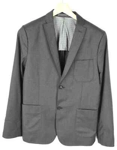 J.Lindeberg Skinny Fit Blazer Men's (Eu) 50 Wool Cashmere Elbow Patch - Picture 1 of 10